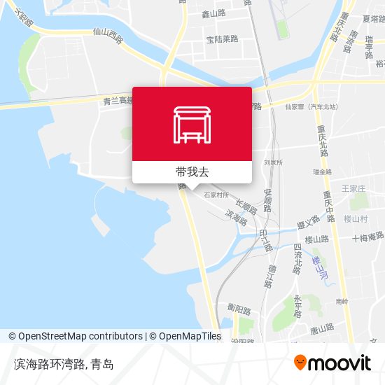 滨海路环湾路地图