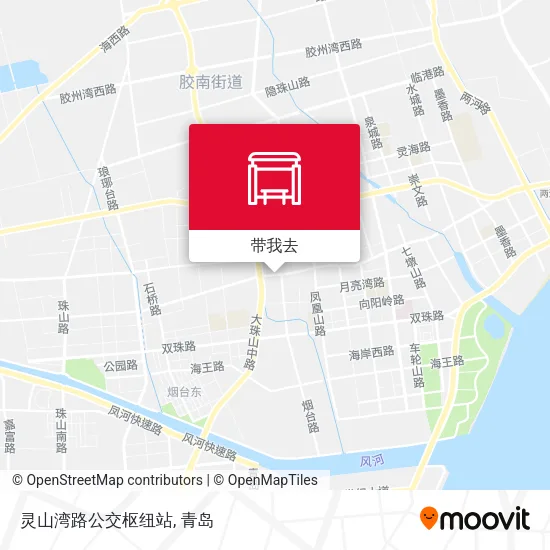 灵山湾路公交枢纽站地图