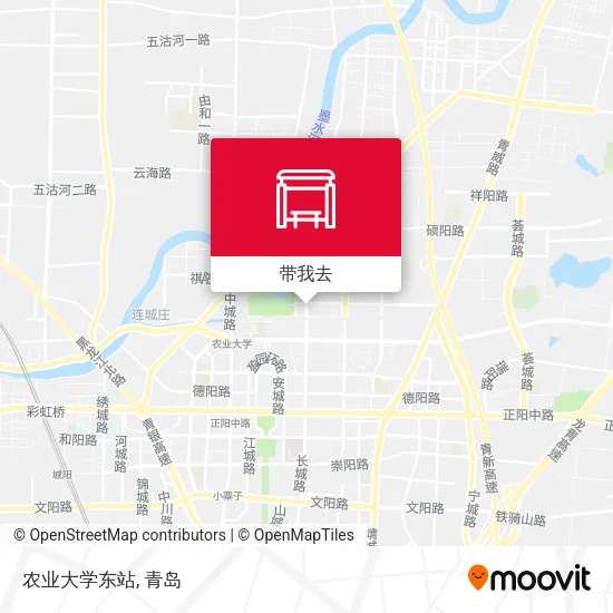 农业大学东站地图