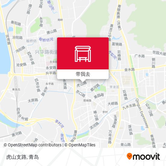 虎山支路地图