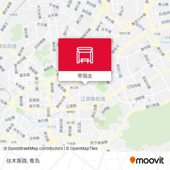 佳木斯路地图