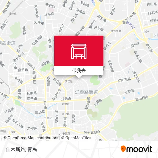佳木斯路地图