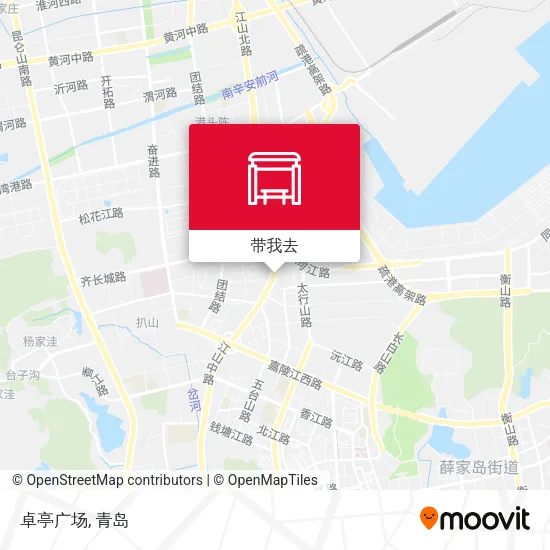 卓亭广场地图
