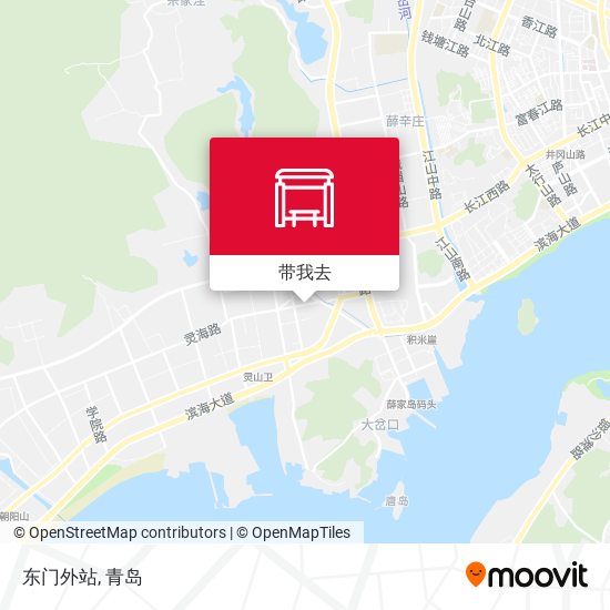 东门外站地图