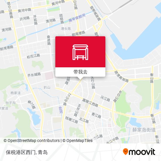 保税港区西门地图