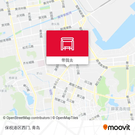 保税港区西门地图