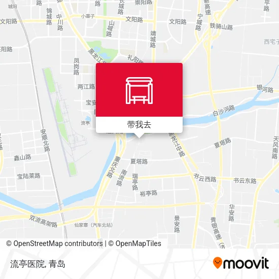 流亭医院地图