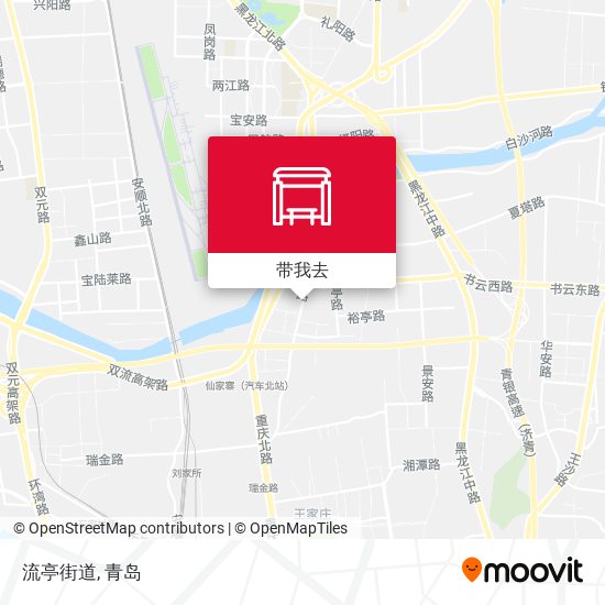 流亭街道地图