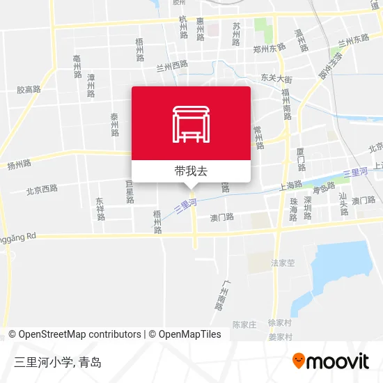 三里河小学地图