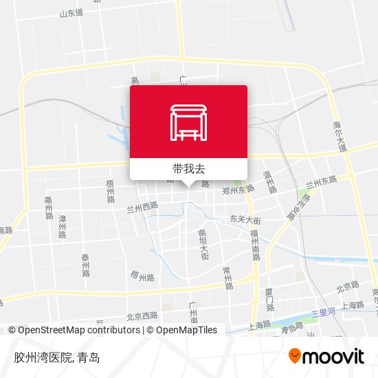 胶州湾医院地图