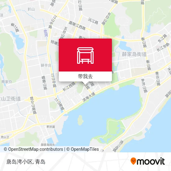 唐岛湾小区地图