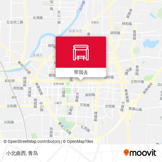 小北曲西地图