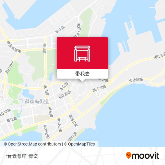 怡情海岸地图