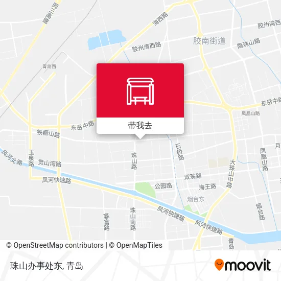 珠山办事处东地图