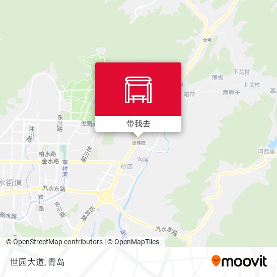 世园大道地图