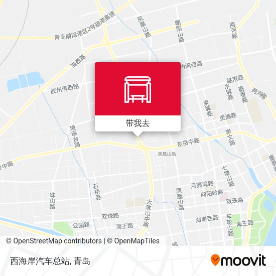 西海岸汽车总站地图