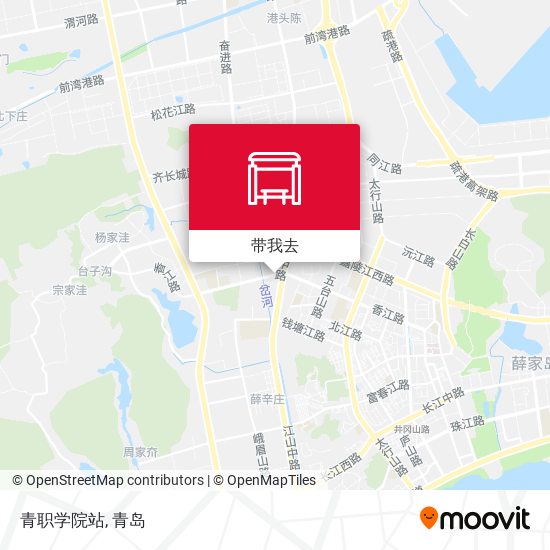 青职学院站地图