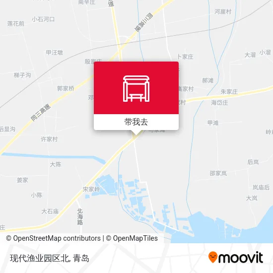 现代渔业园区北地图