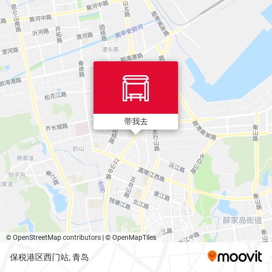 保税港区西门站地图
