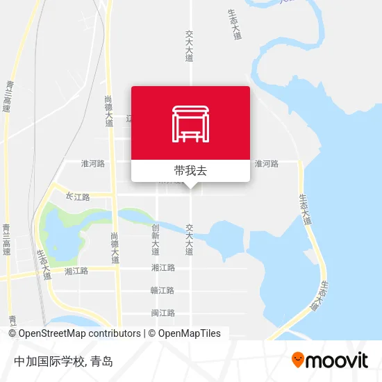中加国际学校地图