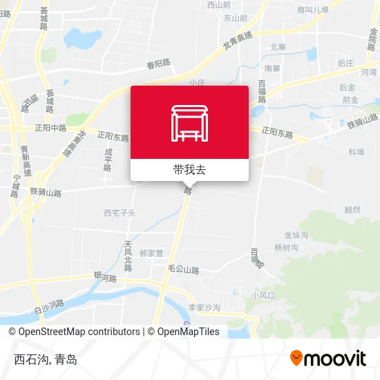 西石沟地图