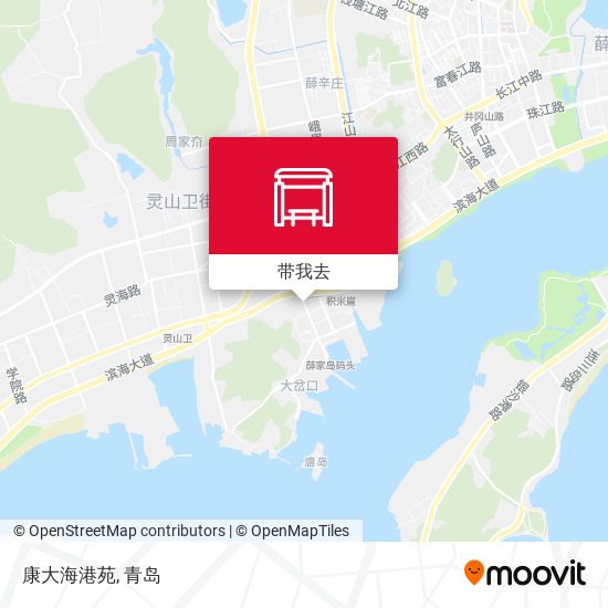 康大海港苑地图