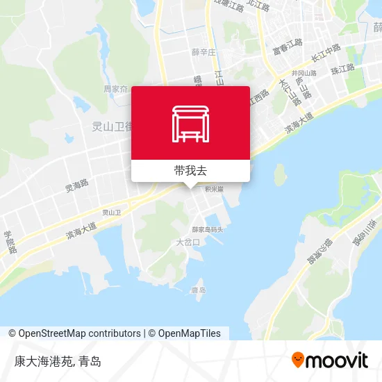 康大海港苑地图
