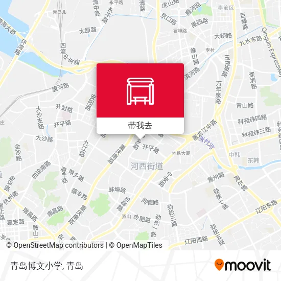 青岛博文小学地图