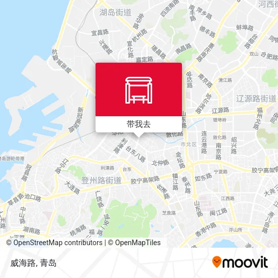 威海路地图