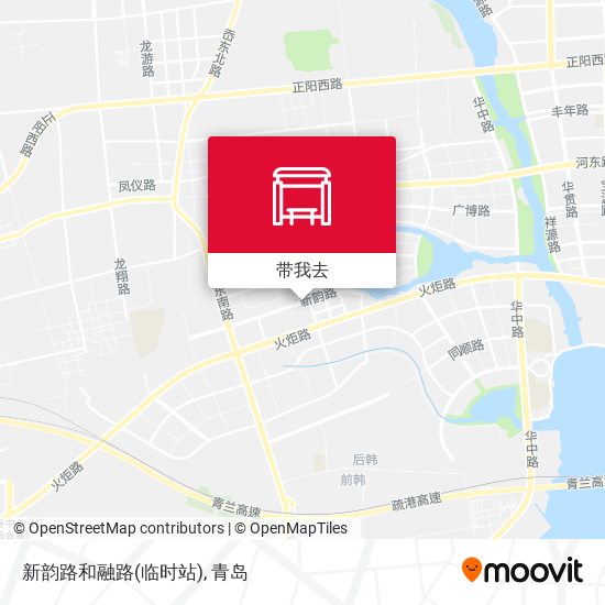 新韵路和融路(临时站)地图
