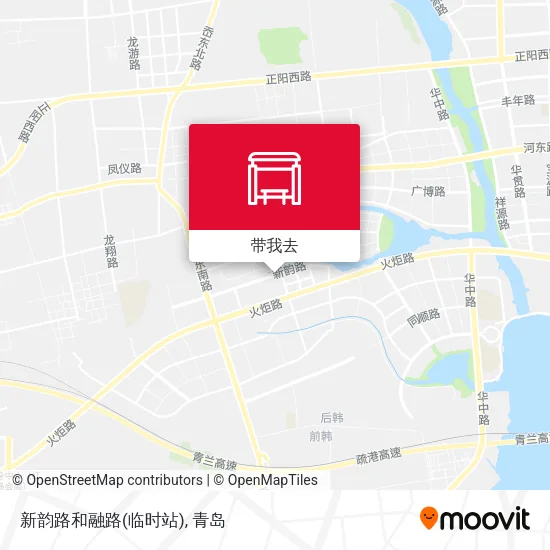 新韵路和融路(临时站)地图