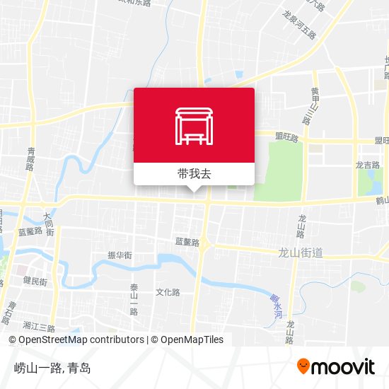 崂山一路地图