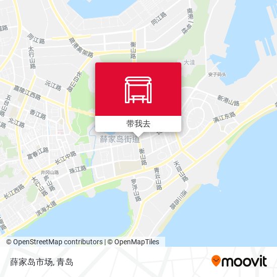 薛家岛市场地图