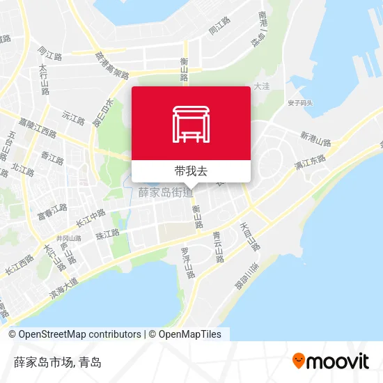 薛家岛市场地图