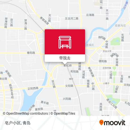 皂户小区地图