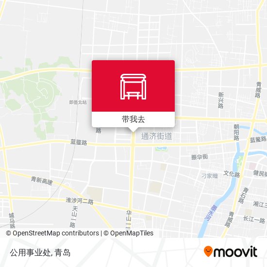 公用事业处地图