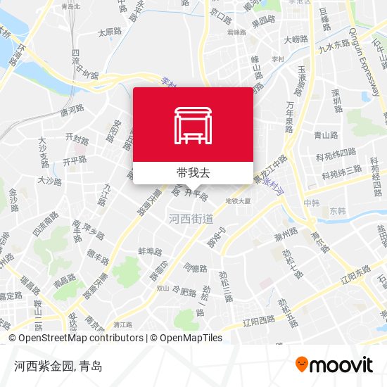 河西紫金园地图