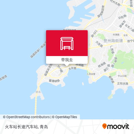 火车站长途汽车站地图