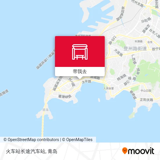 火车站长途汽车站地图
