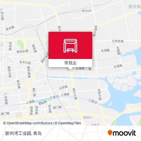 胶州湾工业园地图