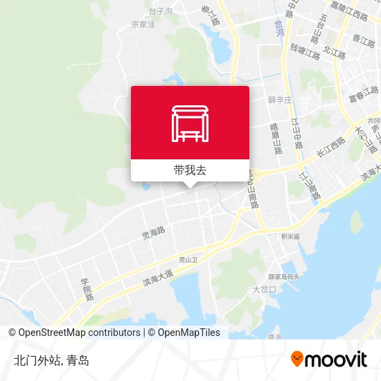 北门外站地图