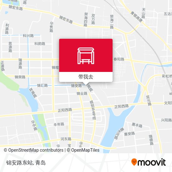 锦安路东站地图