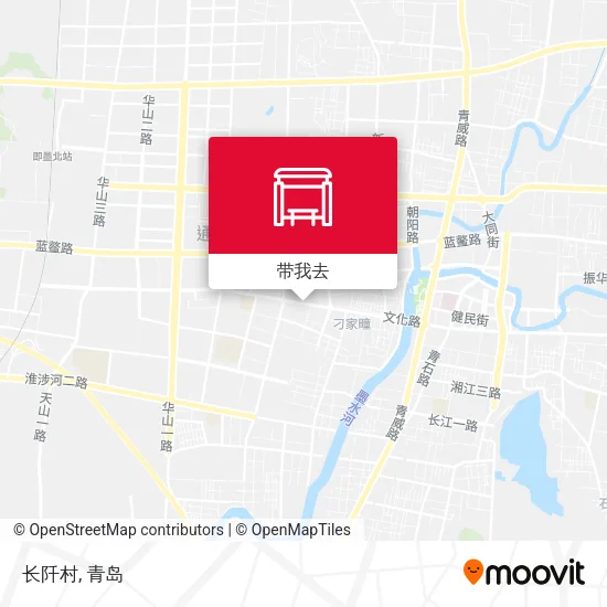 长阡村地图