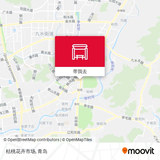 枯桃花卉市场地图
