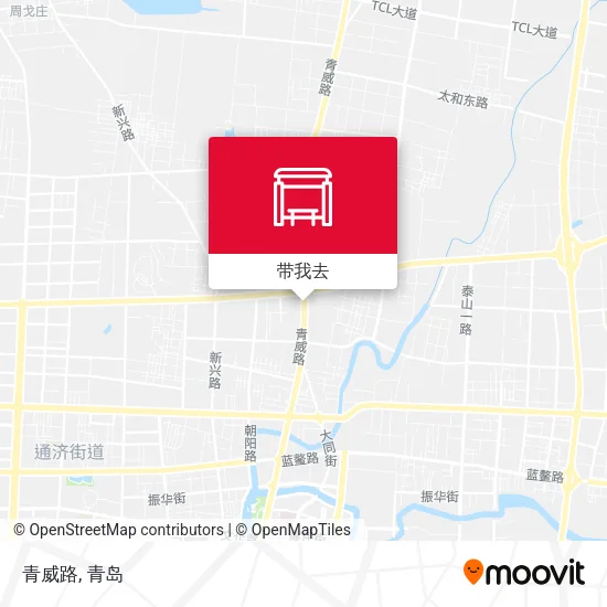 青威路地图