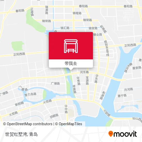 世贸红墅湾地图