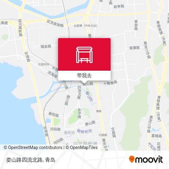 娄山路四流北路地图