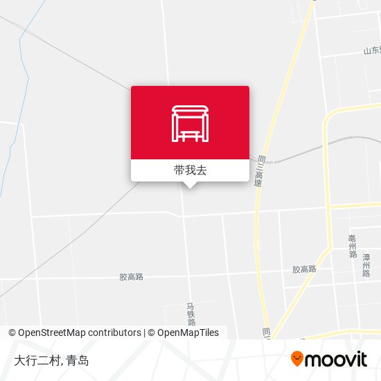 大行二村地图