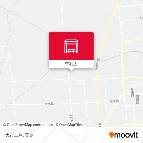 大行二村地图