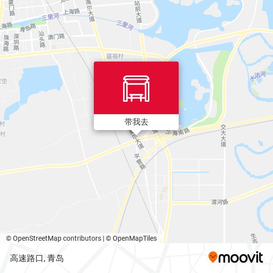 高速路口地图